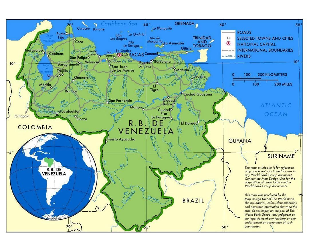 ನಕ್ಷೆ ನಕ್ಷೆ de venezuela