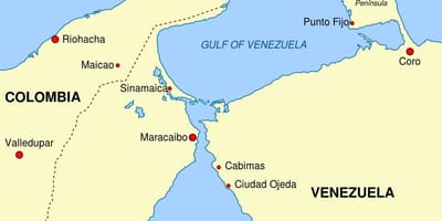 ನಕ್ಷೆ ಗಲ್ಫ್ venezuela