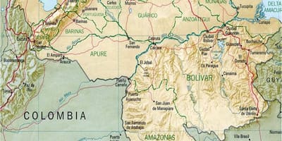 ನಕ್ಷೆ venezuela ನದಿ