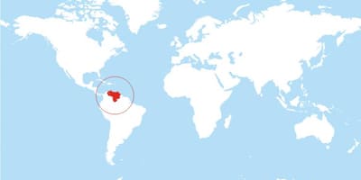 ನಕ್ಷೆ venezuela ಸ್ಥಳ ವಿಶ್ವ